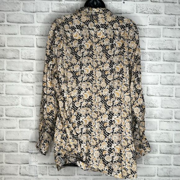 Vintage Dress Barn Paisley Button Down Shirt Top Size 3X - Picture 3 of 4